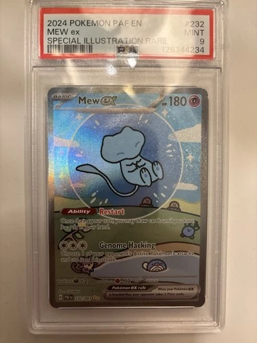 Pokémon Mew ex 232/091 SV: Paldean Fates Special Illustration Rare Holo PSA 9