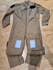 Royal Air Force Aircrew Flight Suit, H & L patches MK16A Desert Tan Size 38-42"