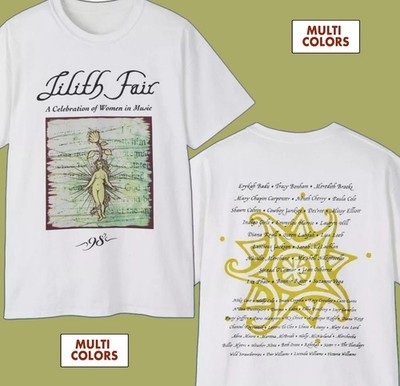 Lilith Fair 1998 T-Shirt Two Sides K64689