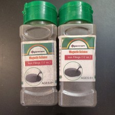 2 SPACECARE Magnetic Science Sand Iron Filings Powder