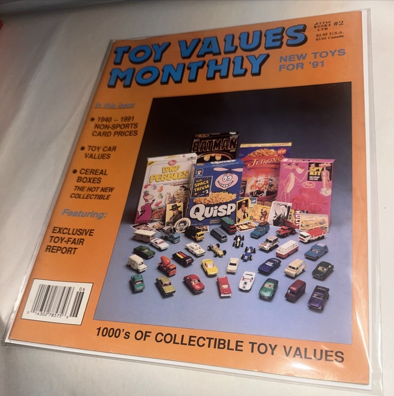 Toy Values Monthly Magazine #2 New Toys For ‘91