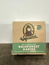 Dr Squatch Men's Natural Soap Rainforest Rapids 5 oz bar