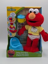 Sesame Street Potty Time Elmo Kids Interactive Plush Potty Training Toy NEW