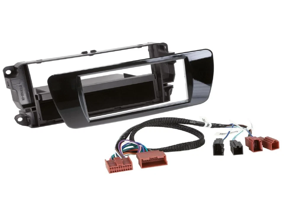 Facade autoradio FA32808D compatible avec Seat Ibiza 6J FL - Noir Brillant - Photo 1/1