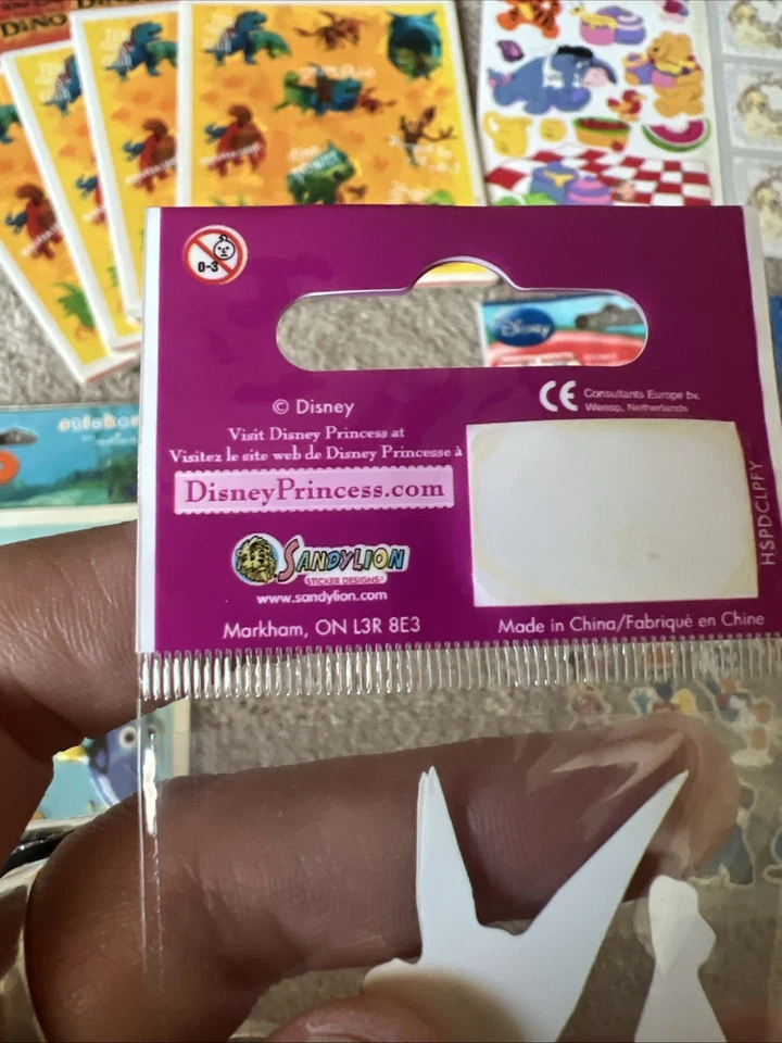 NEW Sticker Lot Vintage 90s Y2K Kids Cartoon Characters Disney Pop Culture - Image 4 of 4