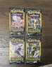 (4) Pokemon Sun & Moon Lost Thunder 3-Card Booster Packs Art Set 2018 Sealed