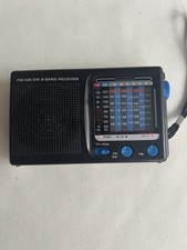 Portable 5" FM/AM/SW 9 Band Receiver Radio