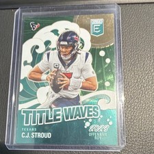2024 Panini Donruss Elite Title Waves C.J. Stroud #5 Texans NFL Football