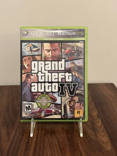 Grand Theft Auto 4 IV (Microsoft Xbox 360, 2008) • CIB • Tested