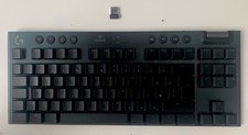 Logitech G915 TKL Wireless Gaming Tactile Keyboard, UK English (Qwerty) - Carbon