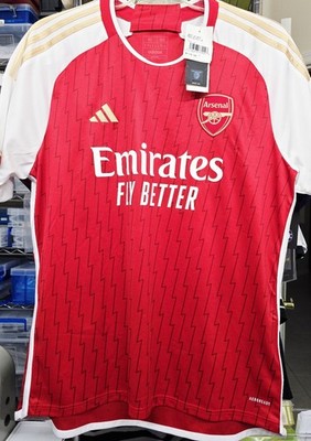 2023/24 adidas ARSENAL #41 RICE HOME SOCCER JERSEY Scarlet/White