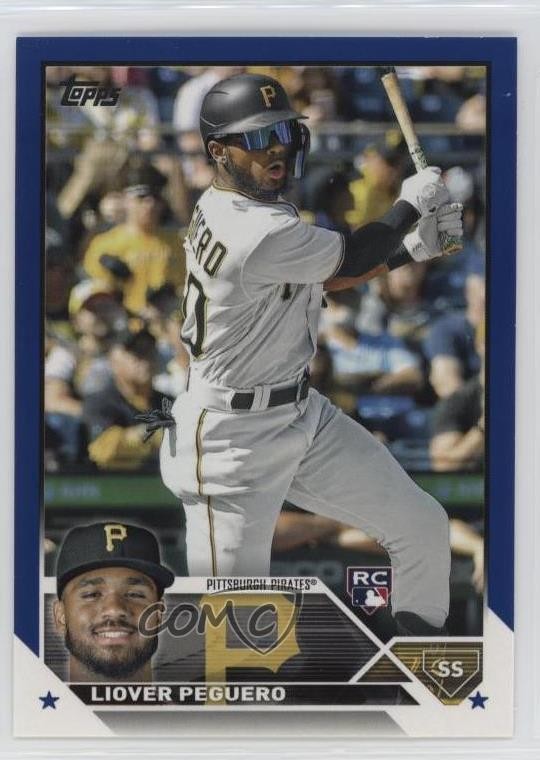 2023 Topps Series 1 Retail Royal Blue Liover Peguero #238 1dg3