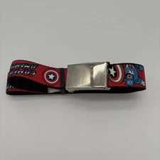Marvel Buckle Down Captain America Belt made in USA