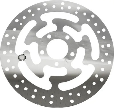 HD Polished SS 11.8in Front Left Brake Rotor Harley Heritage Classic S 114 18-21
