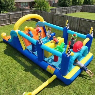 Commercial Inflatable Bounce House Slide Kids Jumper Castle Bouncer with Blower