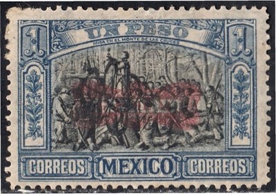 México 365cIII 1916 Misa en el Monte de la Cruz  MH