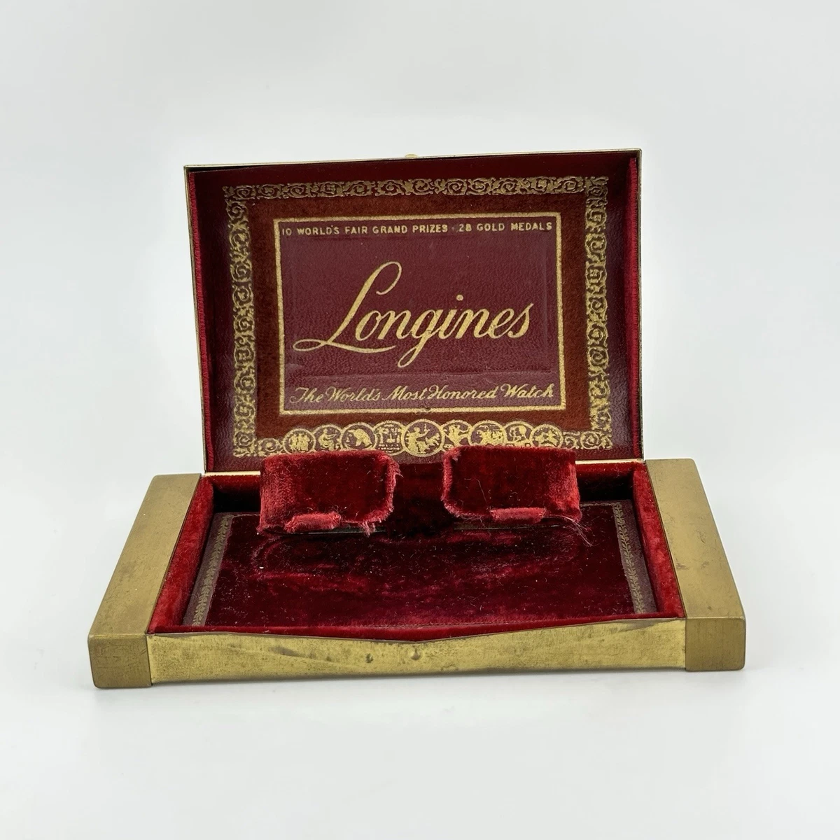 ? Longines Swiss Watch Box ULTRA RARE Vintage Longines Wittnauer St. Moritz, Tank  main image 3