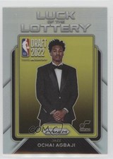 2022-23 Panini Prizm Luck of the Lottery Silver Prizm Ochai Agbaji #3 11s9