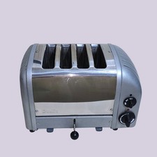 Dualit 40375 4 Slice Wide Slot Classic Bread & Bagel Toaster Chrome Working