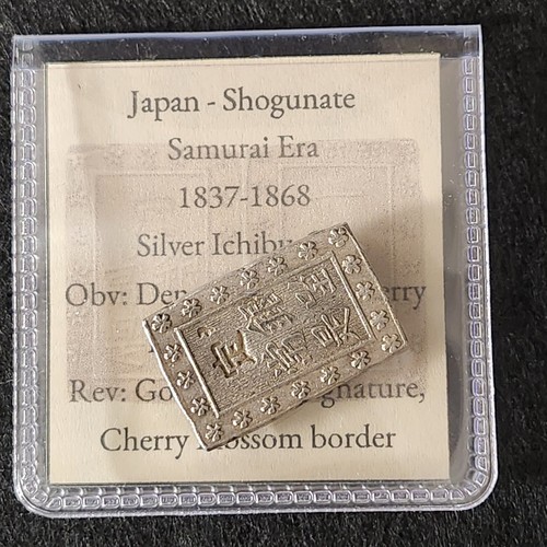 Japan - Shogunate Samurai Era 1837-1868 Silver Ichibu-Gin - Picture 9 of 9