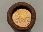 OBW 1958 P? MYSTERY LINCOLN WHEAT CENT PENNY ROLL UNCIRCULATED ORIGINAL