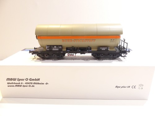 MBW GmbH Spur 0 80527 Druckgaskesselwagen Ruhr-Stickstoff der DB in OVP GR118 | Condition: Gebraucht