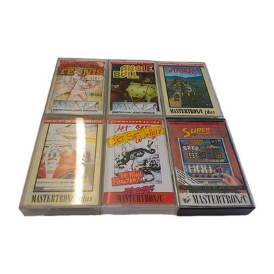 Set mit 6 Masteronic Spielen für Commodore 64, C64. Jet Set Willy