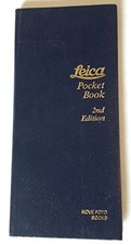 LEICA CAMERA AND LENS POCKET BOOK By Dennis H. Laney - Hardcover  Excellent 