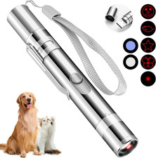 Cat Toy Pointer for Indoor Cats, USB Rechargeable Kitten Toys with 7 Adjustable