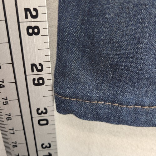 Paige Jeans Mens 31x30 Federal Slim Straight Dark Wash Mid Rise Stretch Denim - Picture 10 of 11