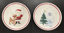 Pottery Barn Kids Rudolph the Red-Nosed Reindeer Plates Set of 2
