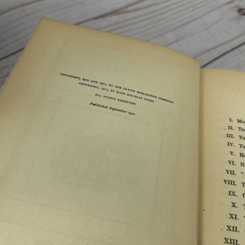 Kate Douglas Wiggin MOTHER CAREY'S CHICKENS 1st Edition 1st Printing - Imagen 5 de 9