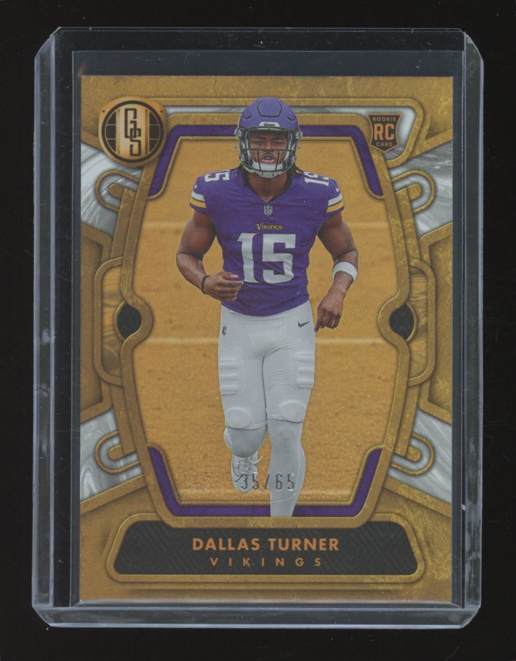 2024 Panini Gold Standard Football Dallas Turner White Gold #35/65 (WI)