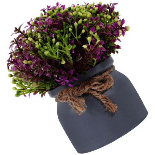 Artificial Flower in Pot Faux Potted Flower Artificial Potted Plant Decoration