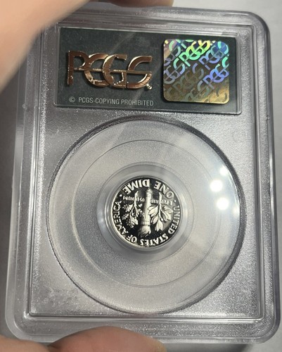 1992-S PROOF ROOSEVELT DIME GRADED PCGS PR69 OGH OLD GREEN HOLDER - Picture 4 of 6