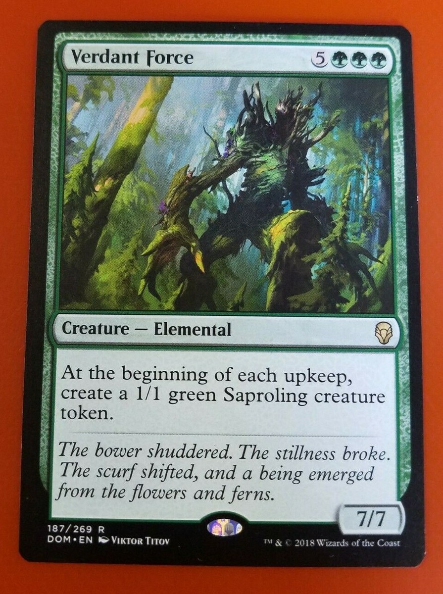 1x Verdant Force | Dominaria | MTG Magic Cards | eBay