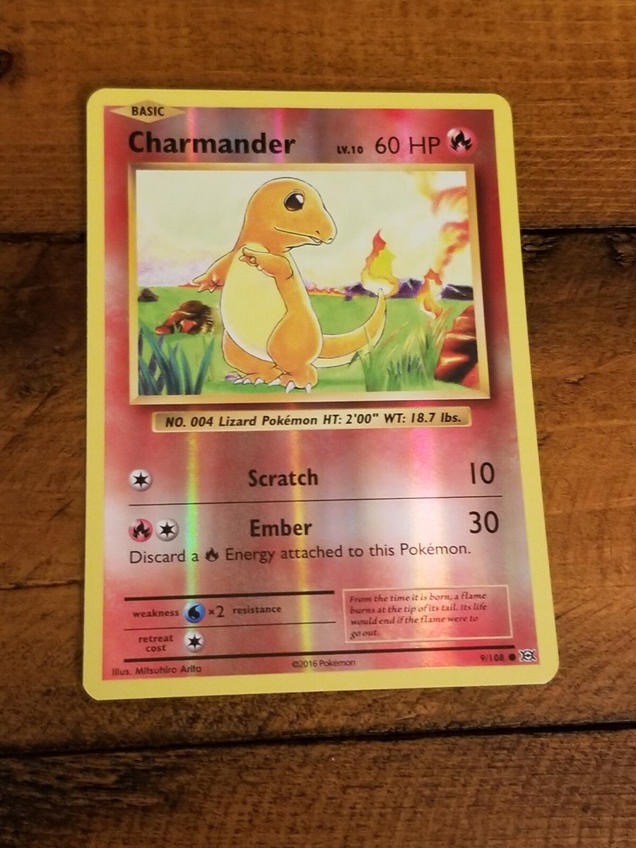charmander 2016 pokemon card value Amazon.com: Pokemon - Charmander (9/108)