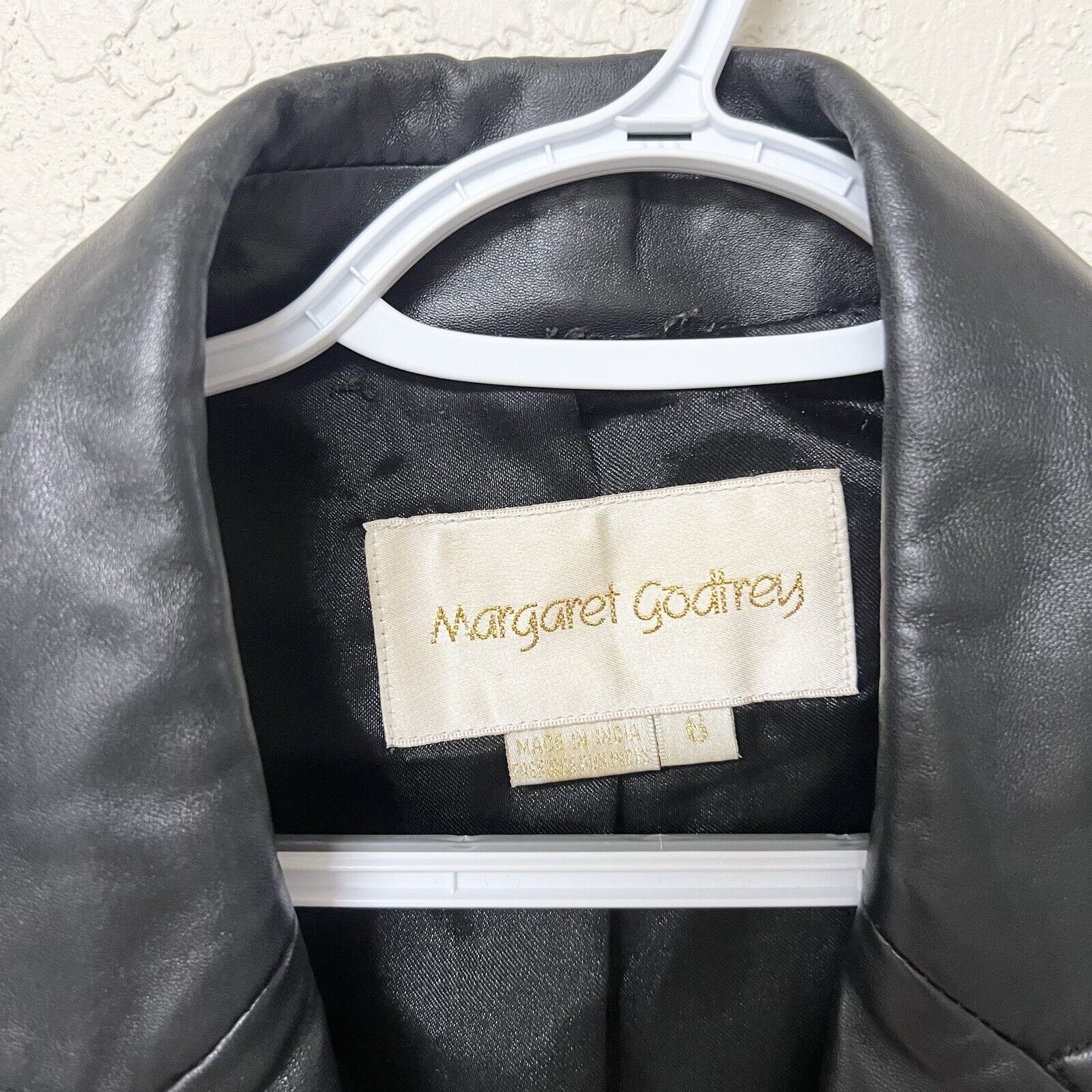 Margaret Godfrey Women's Black 100% Leather Jacke… - image 4