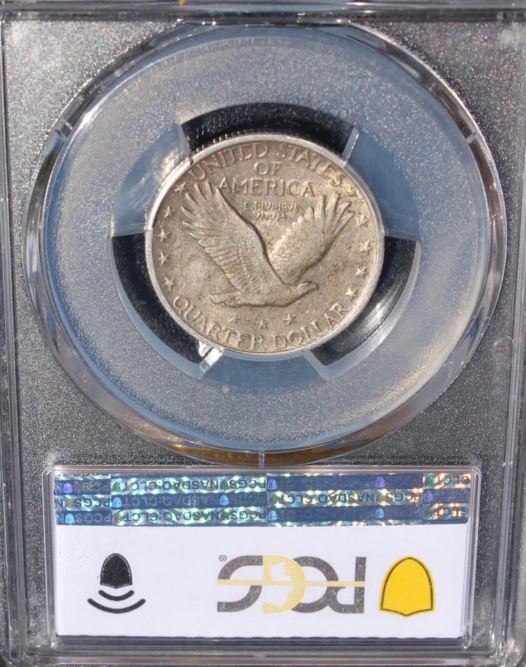 1921 XF45 Standing Liberty Quarter, PCGS 45405919 - Image 4 of 4