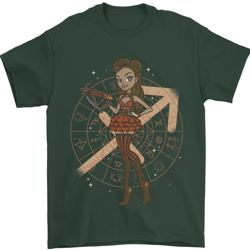 Sagittarius Steampunk Damen Zodiac Herren 100% Baumwolle - Picture 97 of 103