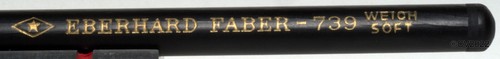 Bleistift Eberhard Faber 739 weich soft mattschwarz, NOS - Picture 6 of 6