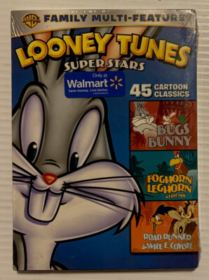 LOONEY TUNES SUPER STARS 3 SET  45 CARTOON CLASSICS  BRAND NEW  SEALED !