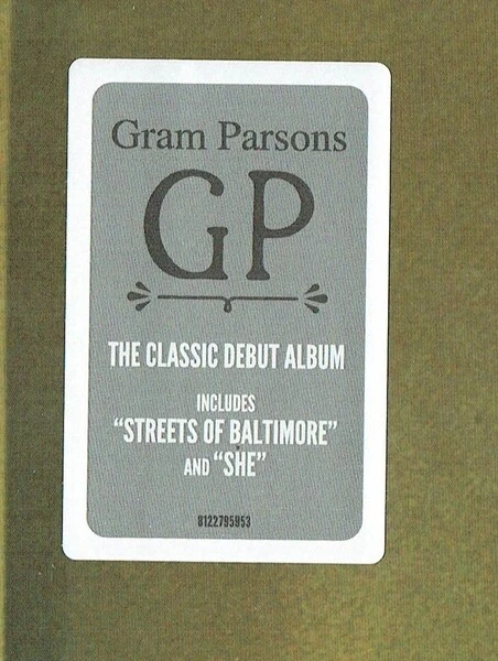 Gram Parsons GP 180 Gram Vinyl LP New & Sealed - Image 3 of 3