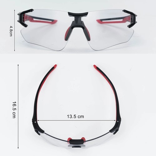 ROCKBROS Cycling Photochromic Sunlasses Frameless Outdoor Men Sunglasses UV400 - Picture 7 of 8