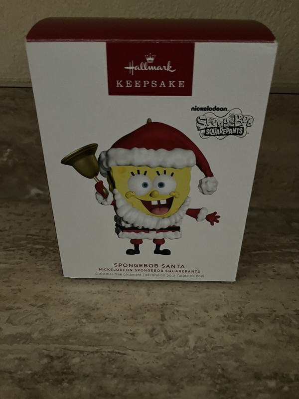 Hallmark Keepsake Nickelodeon Spongebob Santa Ornament New