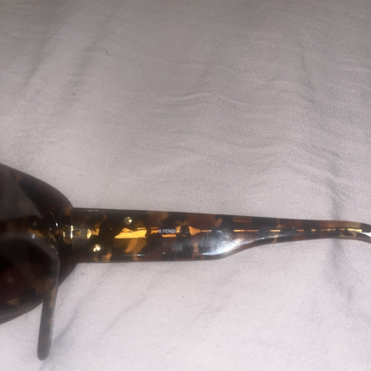 Vintage 90s Fendi Fendi FS 150 Sunglasses 90s Italian luxury vintage Fendi FS 506 001 135 sunglasses  main image 4