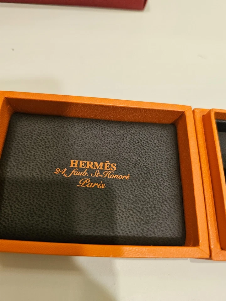 HERMES MANSCHETTENKNÖPFE SILBER HERREN VINTAGE! TOP ANGEBOT!!! - Bild 3 von 4