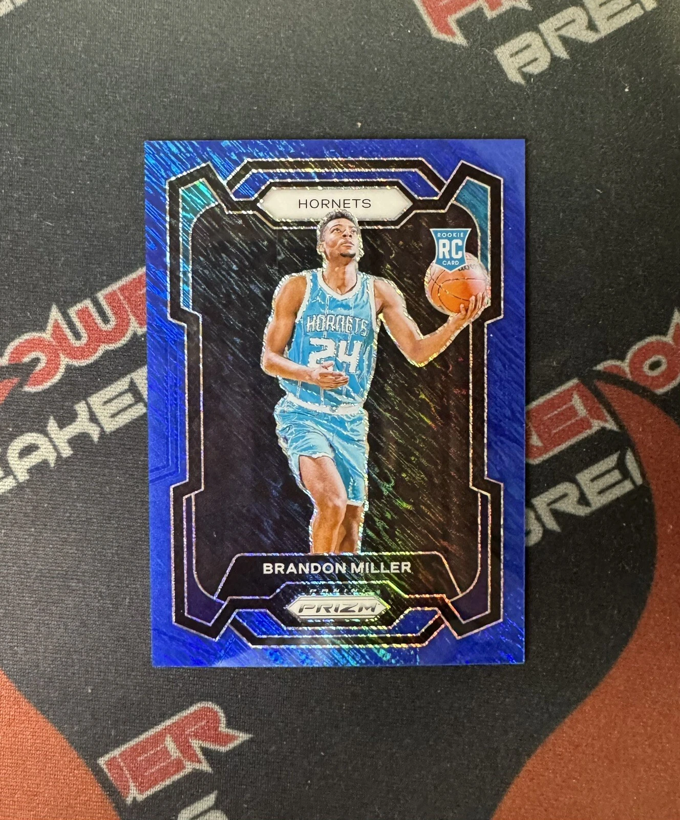 2023-24 Panini Prizm Brandon Miller #152 Blue Shimmer Prizm Rookie RC /35