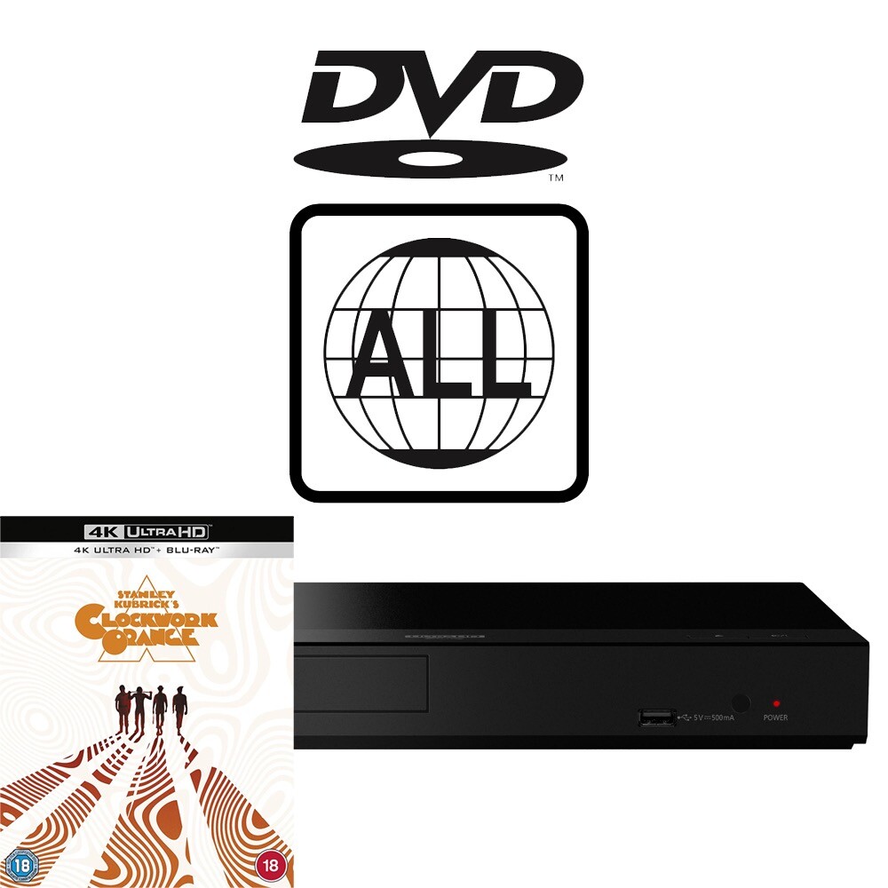 Panasonic Blu-ray Player DP-UB150 MultiRegion for DVD 4K A Clockwork Orange UHD