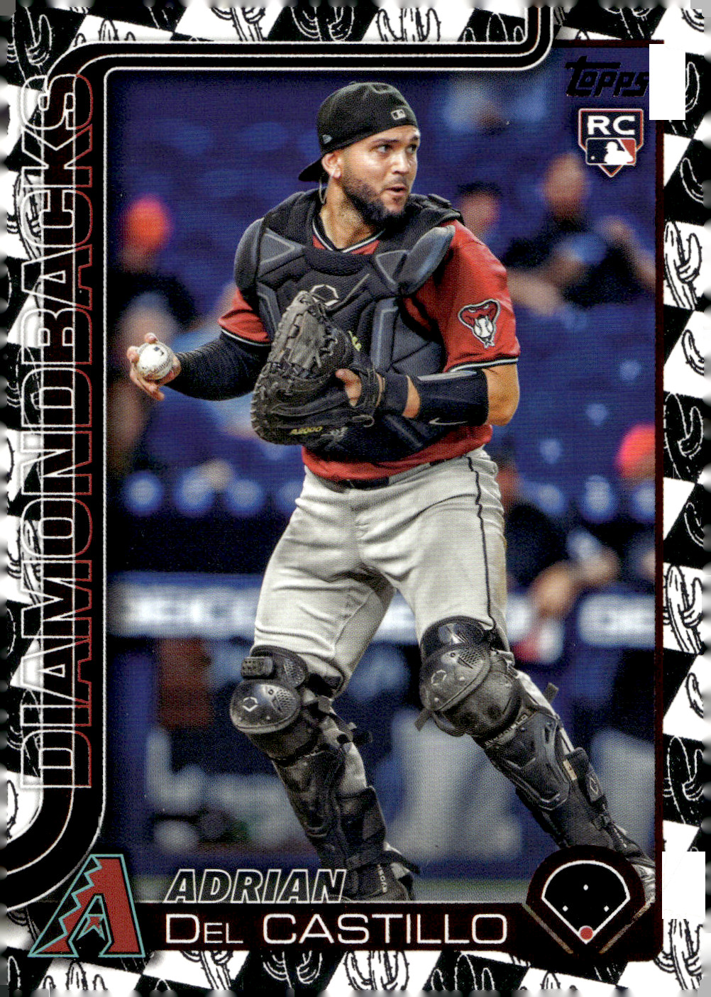 2025 Topps Series 1 Spring Training - #226 Adrian Del Castillo (RC) Diamondbacks